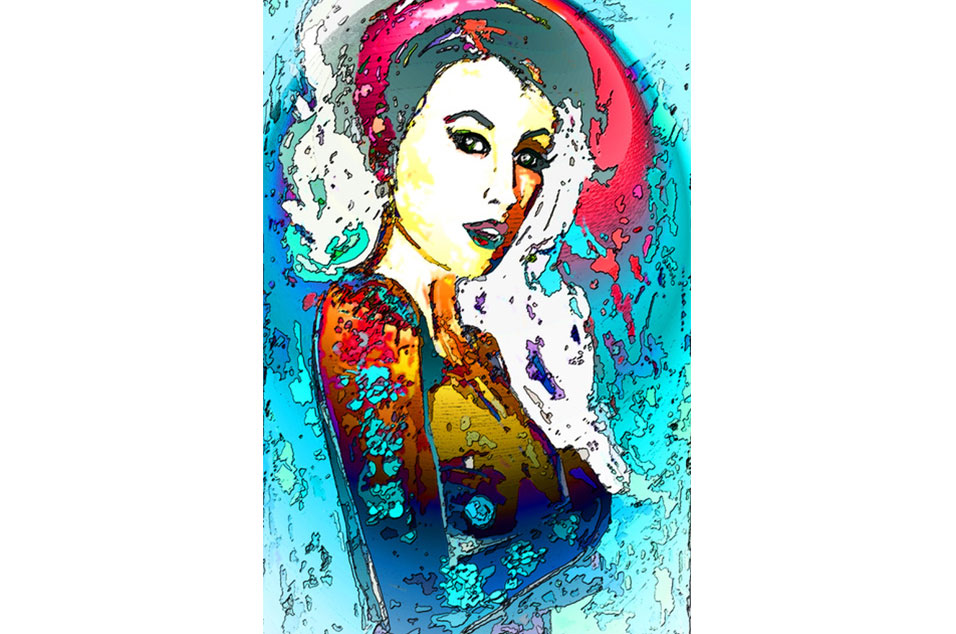 Luci-150x100-Druck-auf-gebürstetem-Aluminium